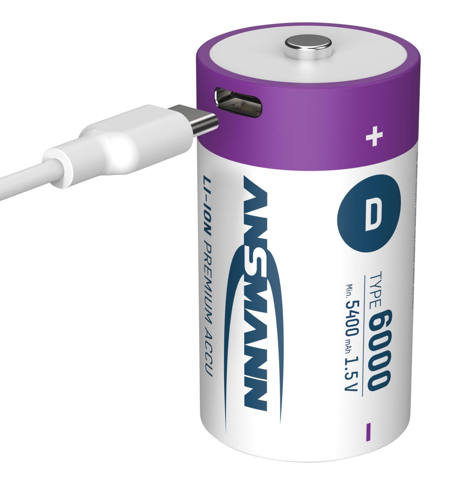 ANSMANN Akkus Mono D 1.5 V