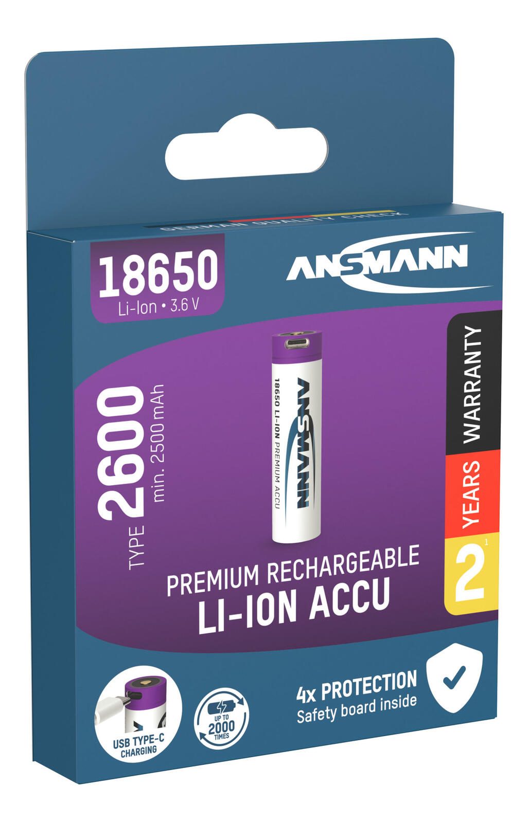 ANSMANN Akku 18650 3.6 V