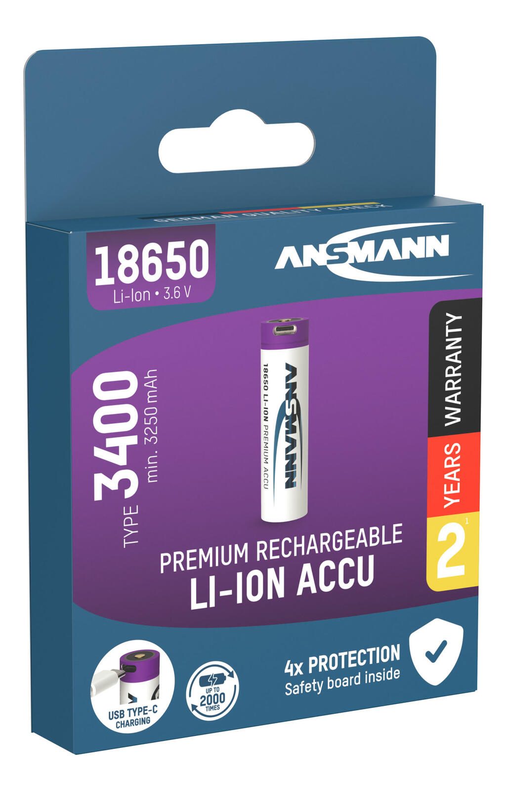 ANSMANN Akku 18650 3.6 V