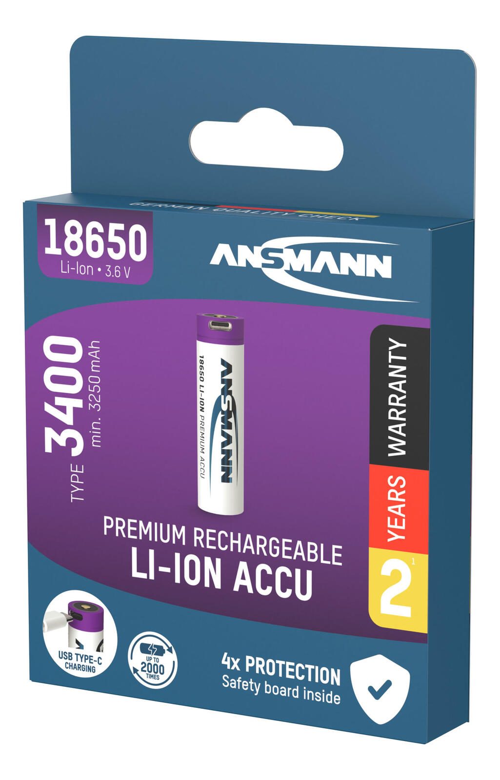 ANSMANN Akku 18650 3.6 V