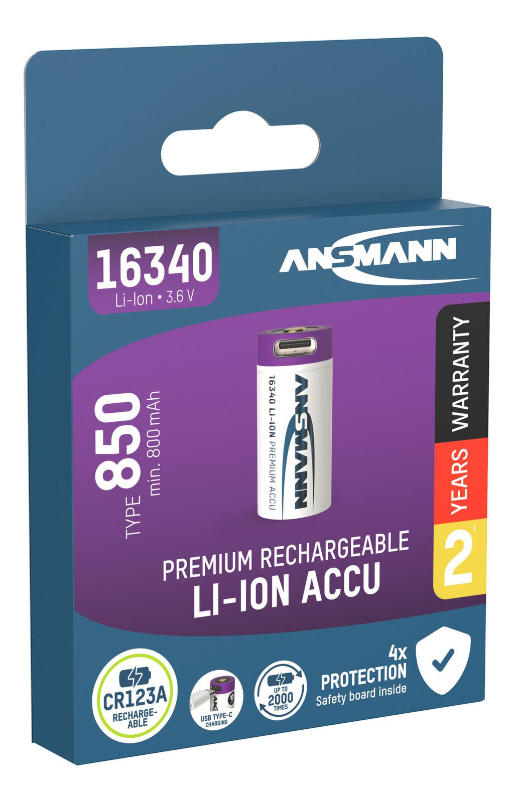 ANSMANN Akku 16340 3.6 V