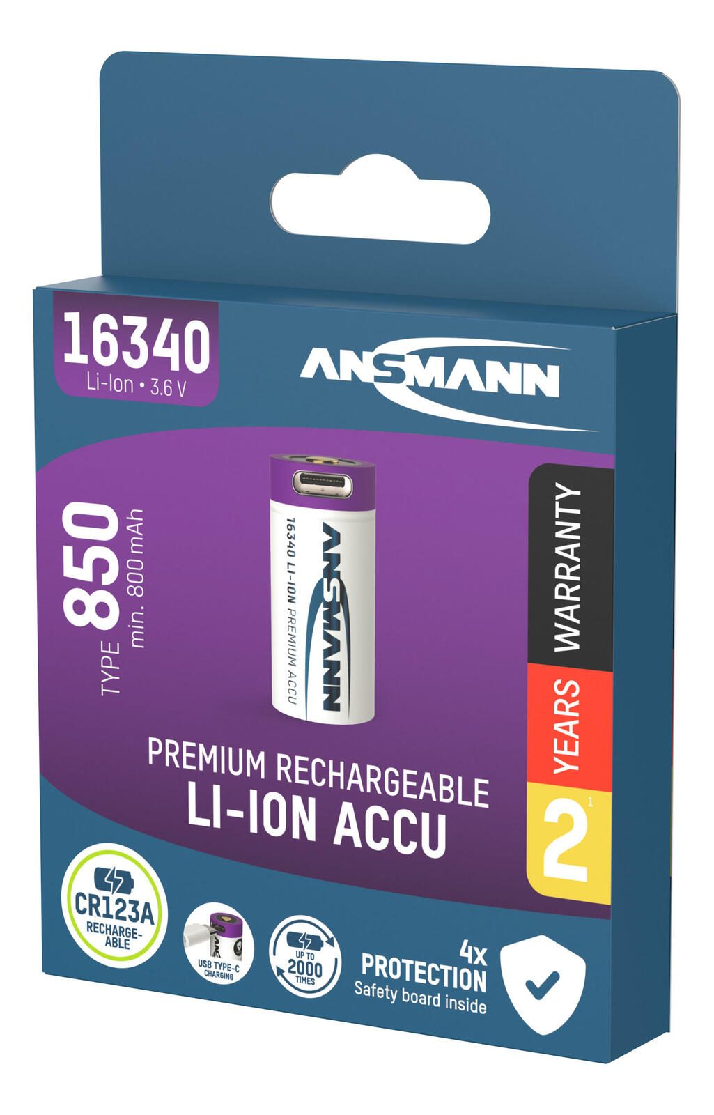 ANSMANN Akku 16340 3.6 V