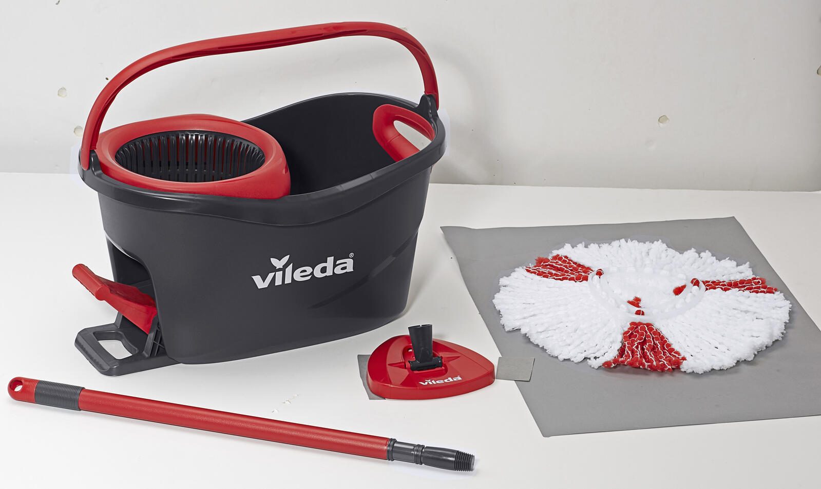 vileda TURBO EASY WRING Wischsystem für Parkett, Laminat und Fliesen