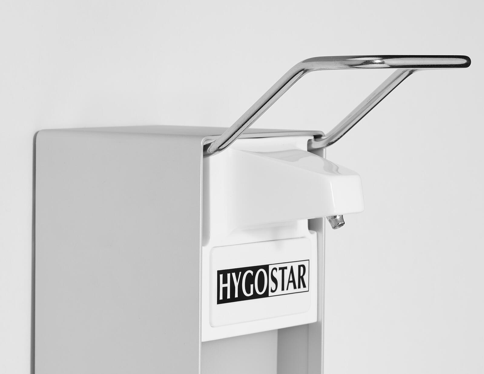 HYGOSTAR Desinfektionsspender 0,5 l weiß