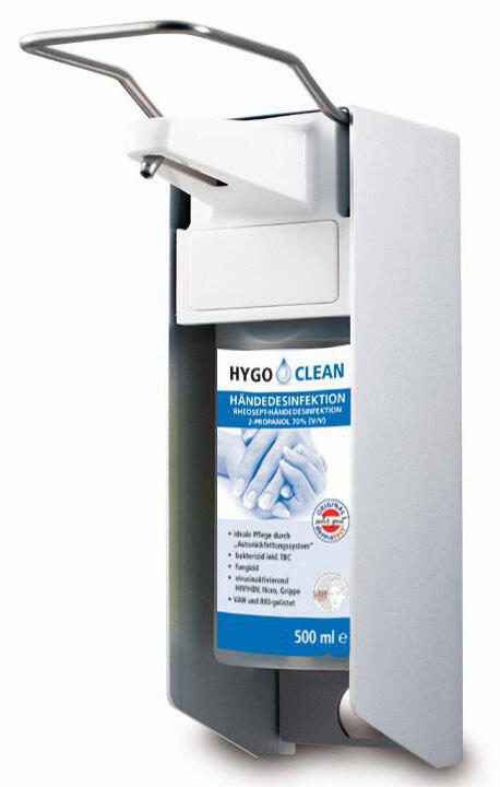 HYGOSTAR Desinfektionsspender 0,5 l weiß