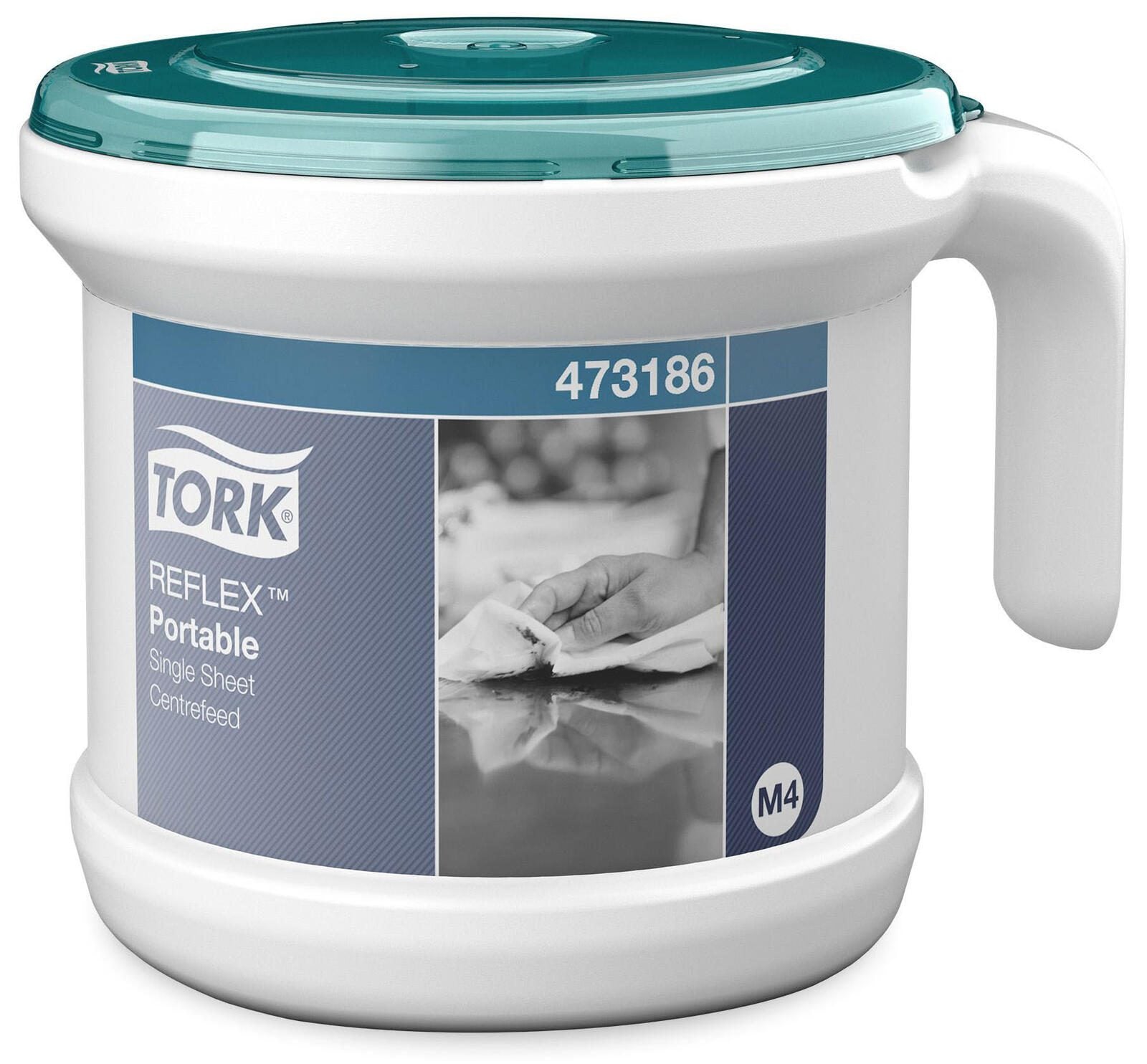 TORK Putztuchspender 1 Rolle türkis