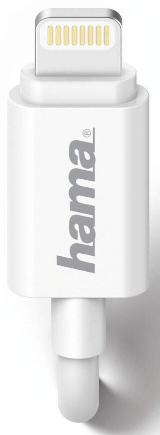 Hama Ladekabel mit Adapter Lightning 1A