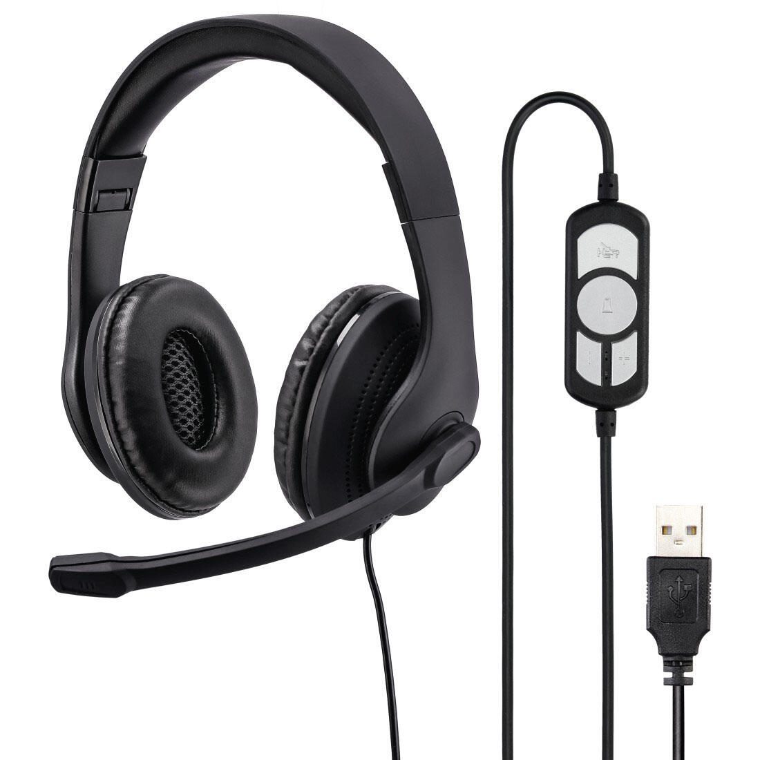 Hama USB-Headset HS-USB300 schwarz