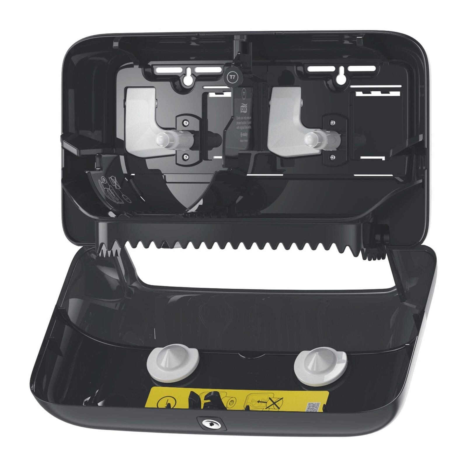 TORK Toilettenpapierspender 2 Rollen schwarz