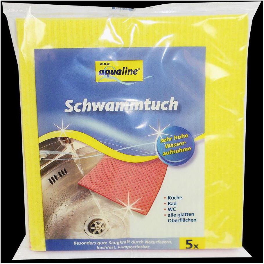 aqualine® Schwammtücher 19 cm x 18 cm