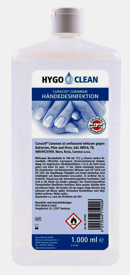 HYGOSTAR Händedesinfektionsmittel 1,0 l