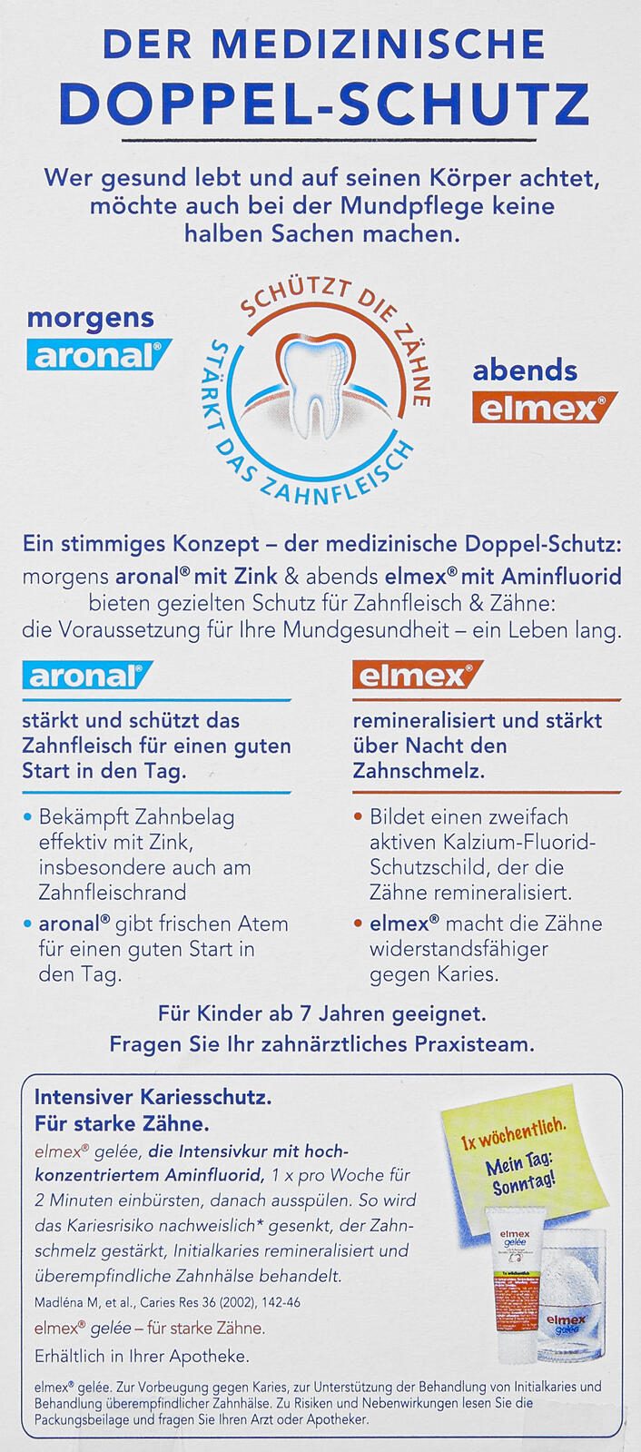 aronal elmex Set Zahncreme 2x 75 ml
