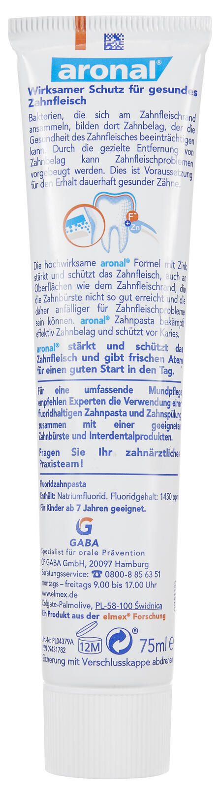 aronal elmex Set Zahncreme 2x 75 ml