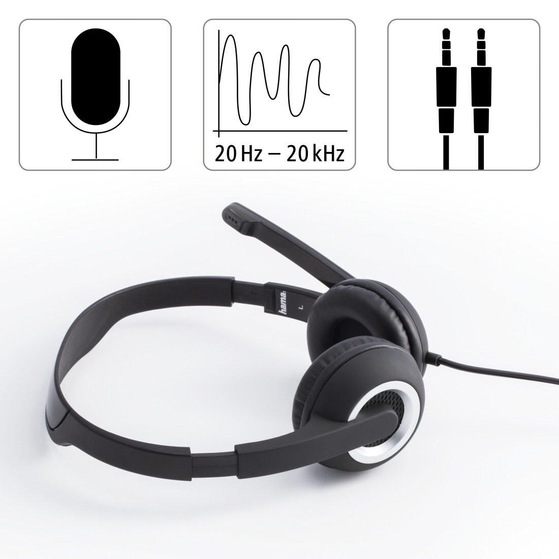 Hama Headset HS-P150 schwarz