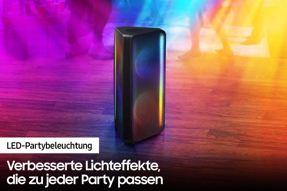 Samsung Sound Tower MX-ST40B Entertainment-Center schwarz