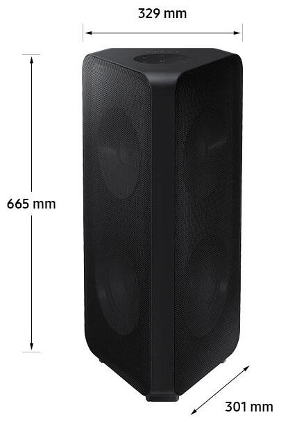 Samsung Sound Tower MX-ST50B Entertainment-Center schwarz