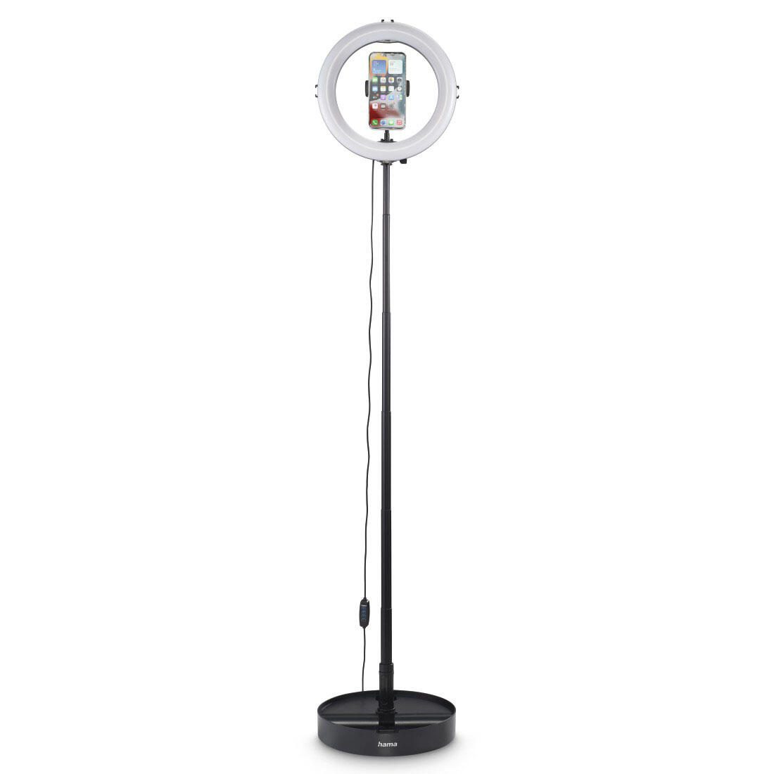 Hama LED-Ringlicht mit Stativ 10.4 W schwarz