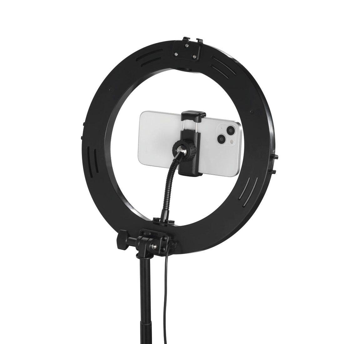 Hama LED-Ringlicht mit Stativ 10.4 W schwarz