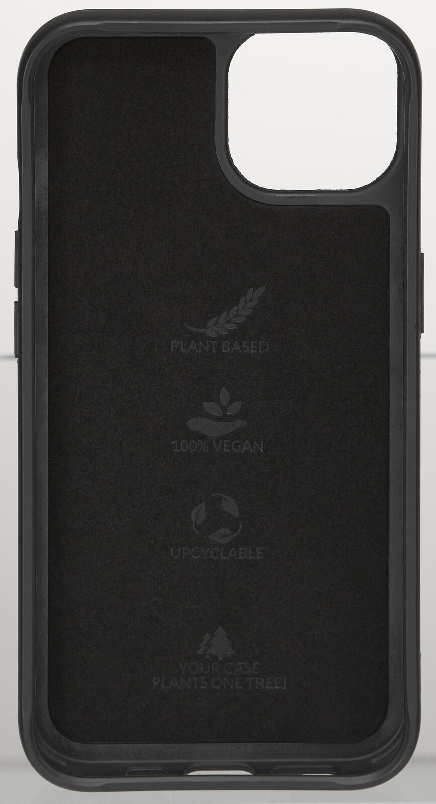 WOODCESSORIES Handy-Cover Bio Case Classic für iPhone 14 Plus schwarz