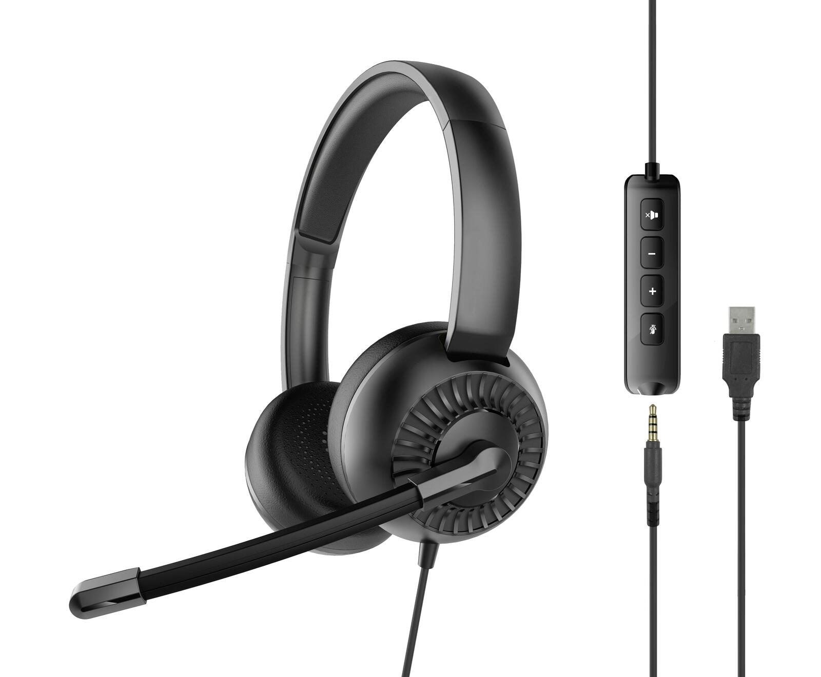 Speedlink METIS USB Stereo Headset, schwarz