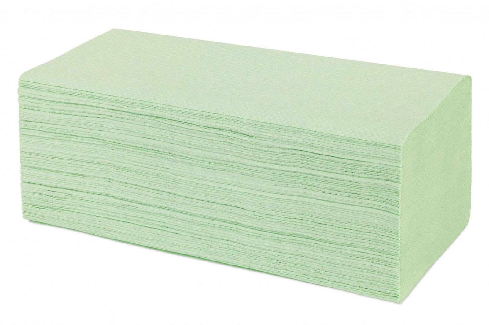 Papierhandtücher V2-3200-G-PR Zick-Zack-Falzung 2-lagig