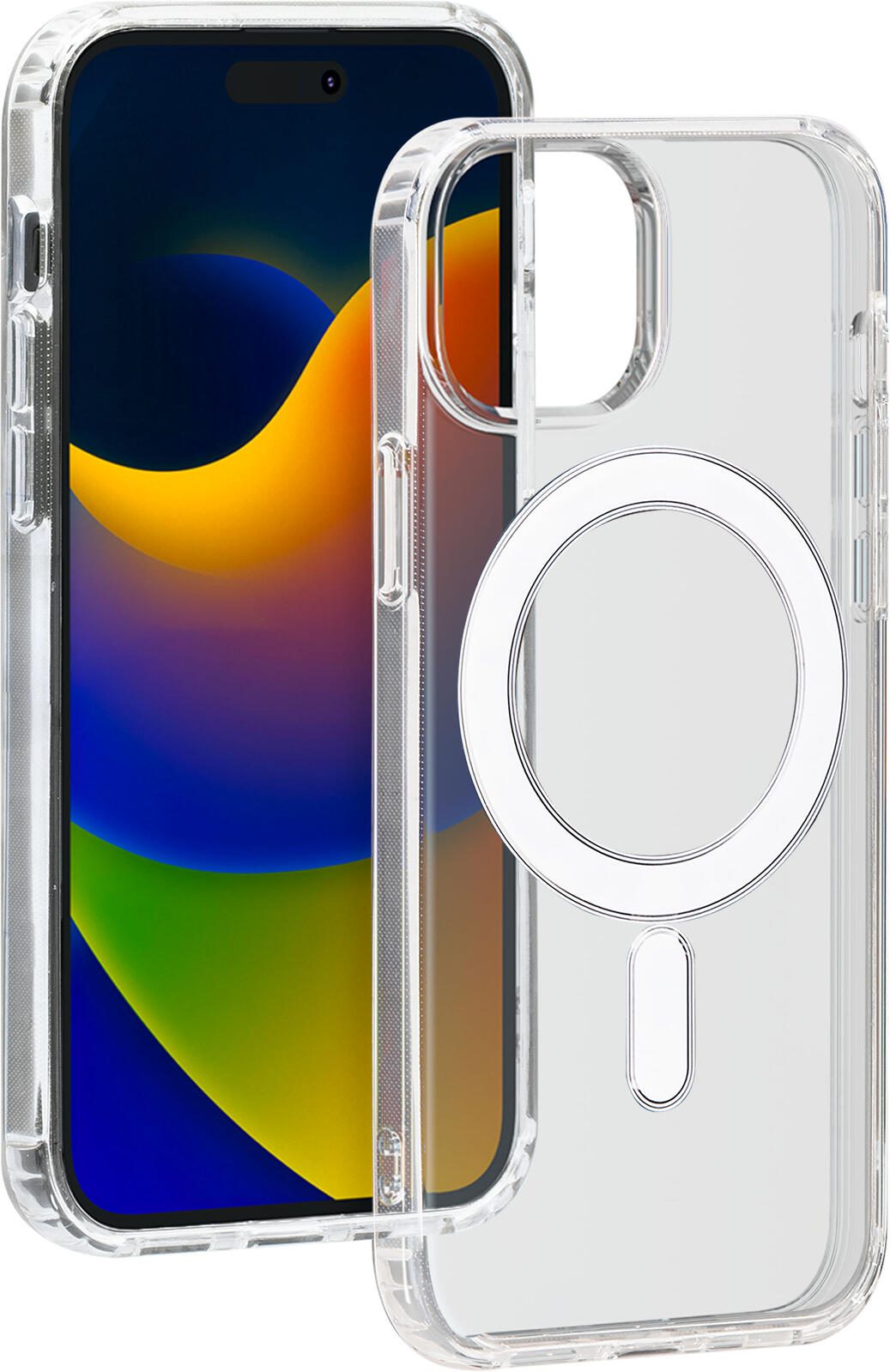 BigBen Handy-Cover MagSafe Case für iPhone 15 Plus transparent