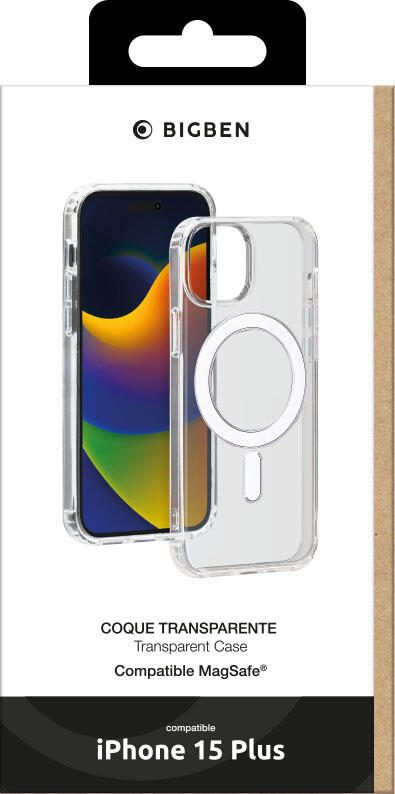 BigBen Handy-Cover MagSafe Case für iPhone 15 Plus transparent