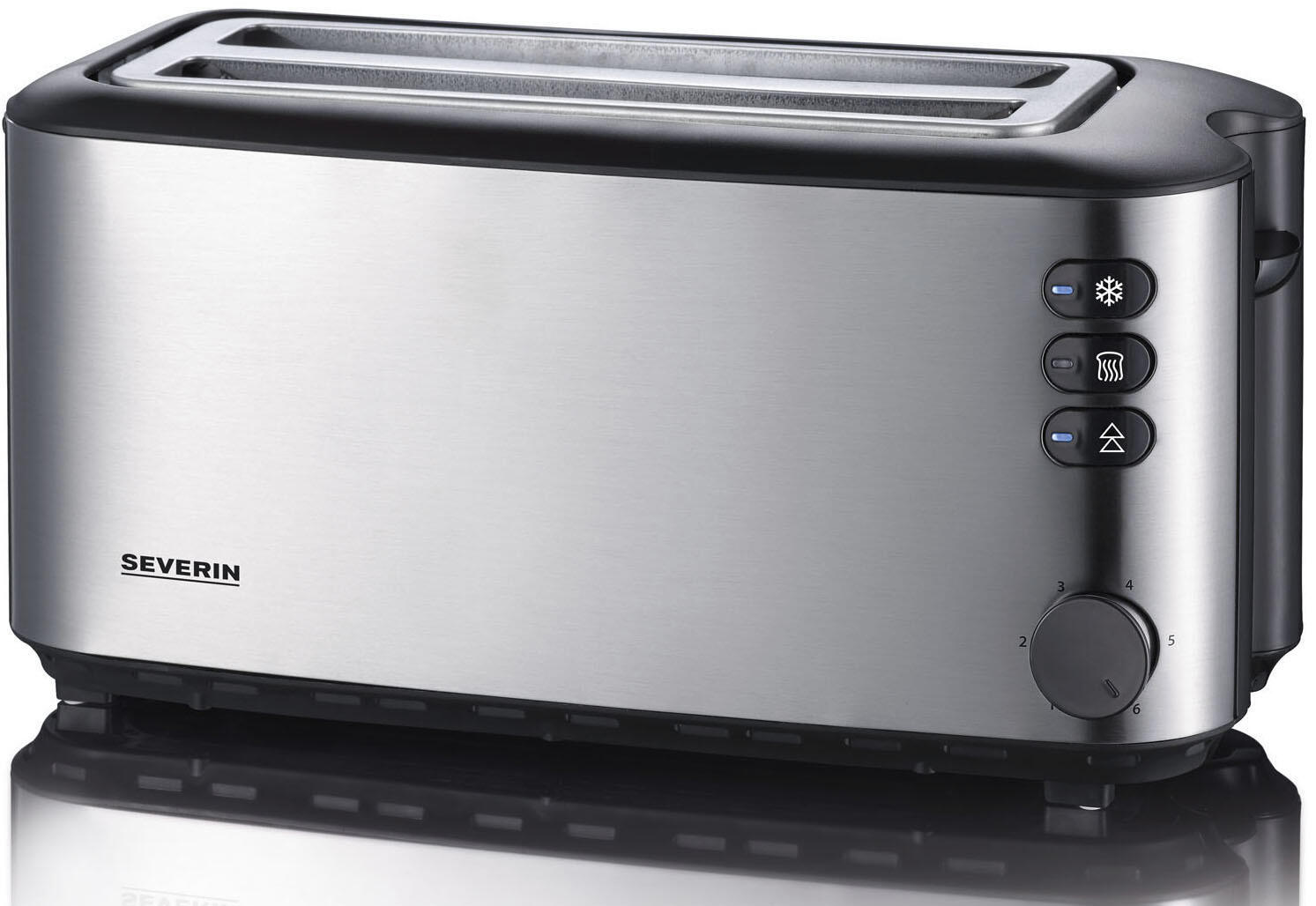 SEVERIN AT 2509 Toaster 1400 W silber/schwarz