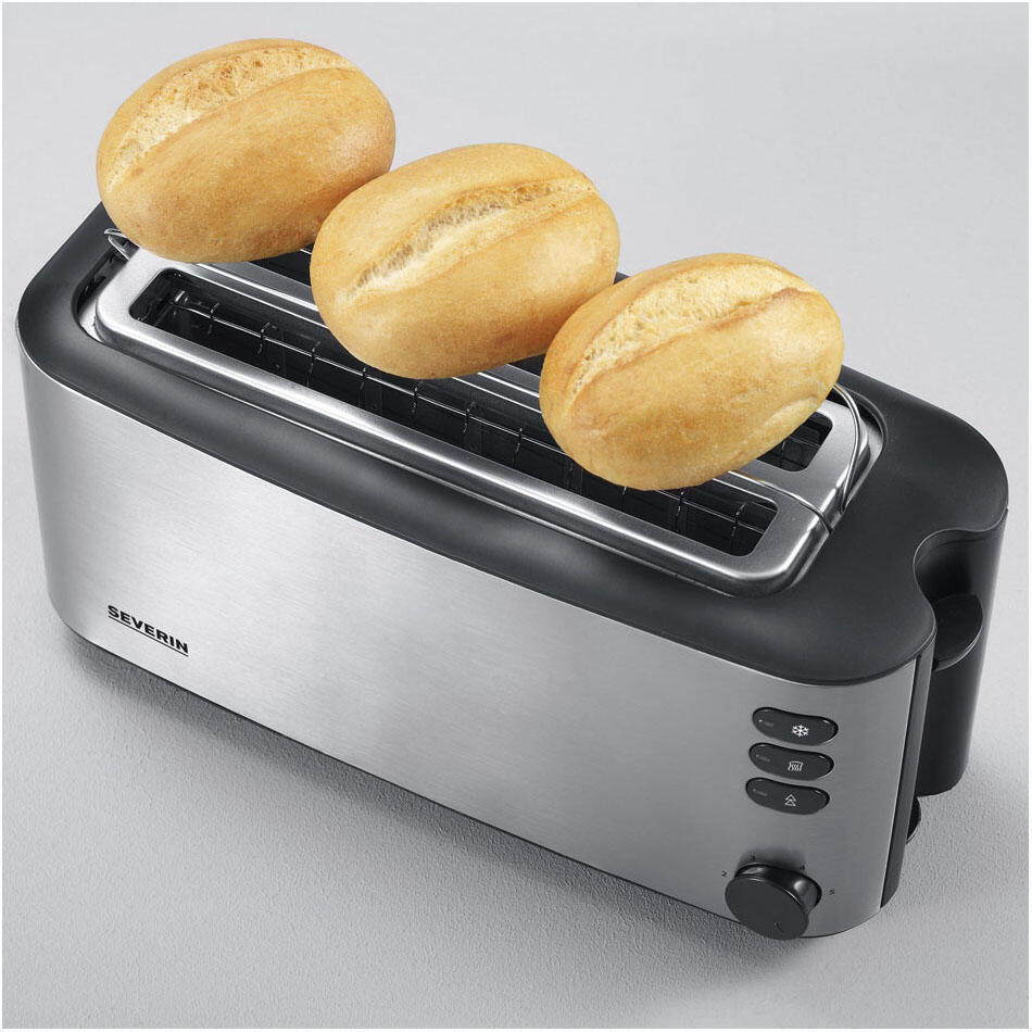 SEVERIN AT 2509 Toaster 1400 W silber/schwarz