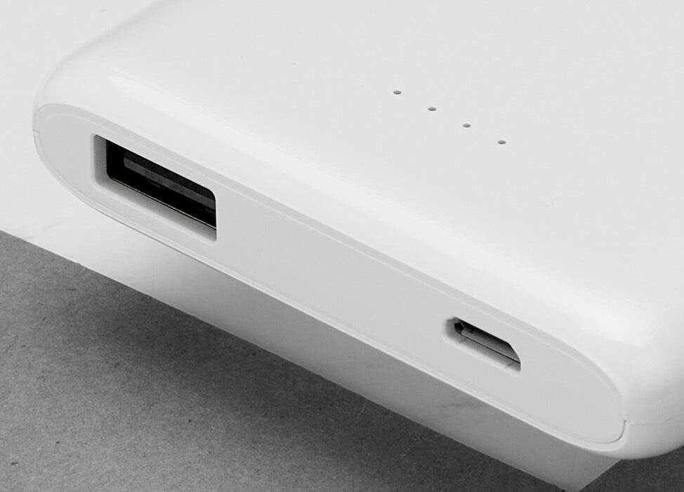 hama SLIM 5HD Powerbank 5.000 mAh weiß