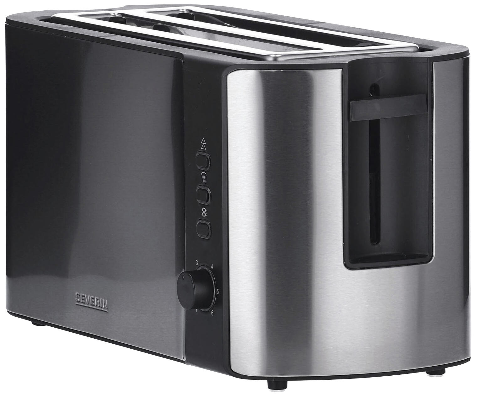 SEVERIN AT 2590 Toaster 1400 W schwarz/ silber