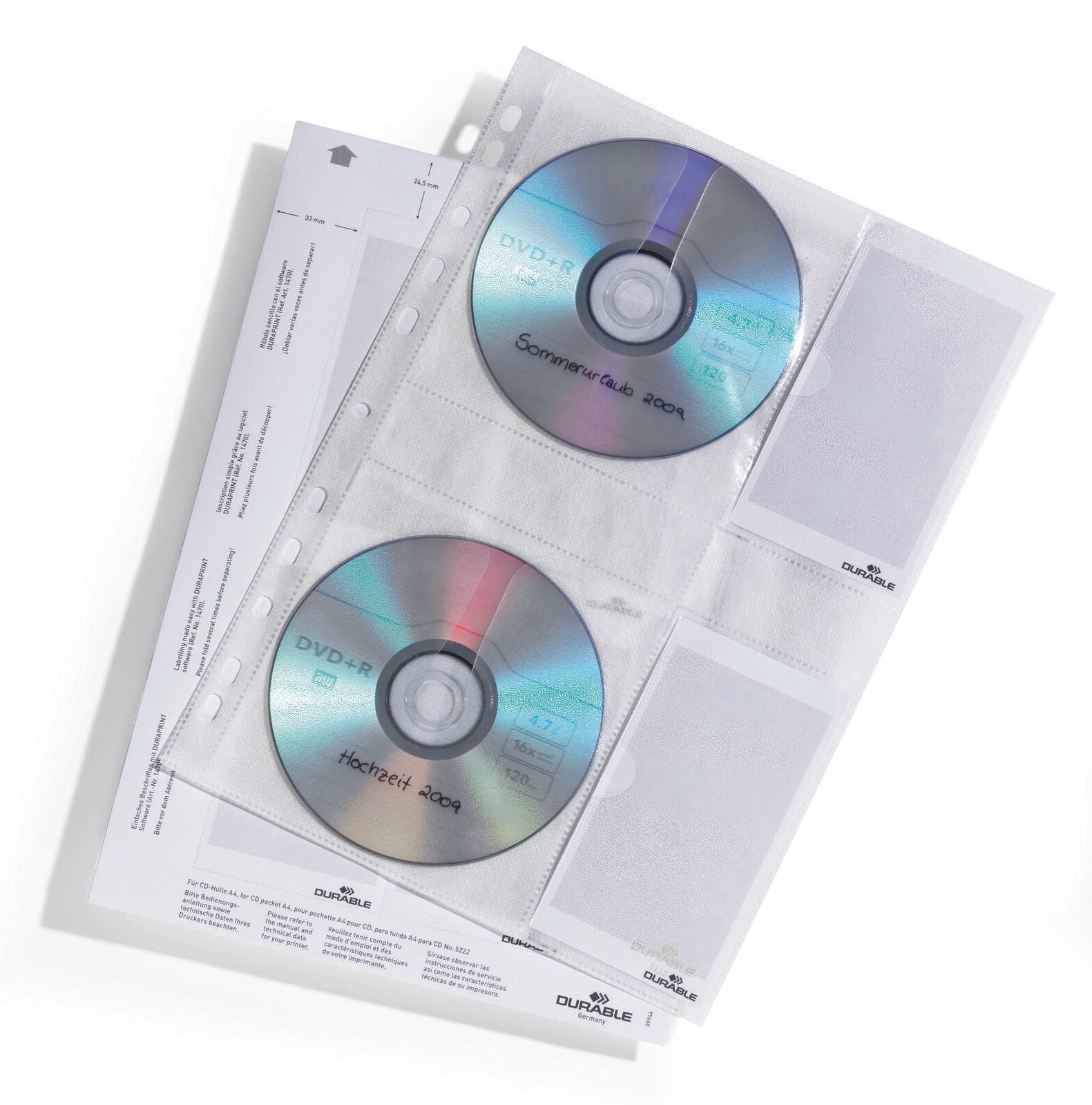 DURABLE CD-/DVD-Hüllen