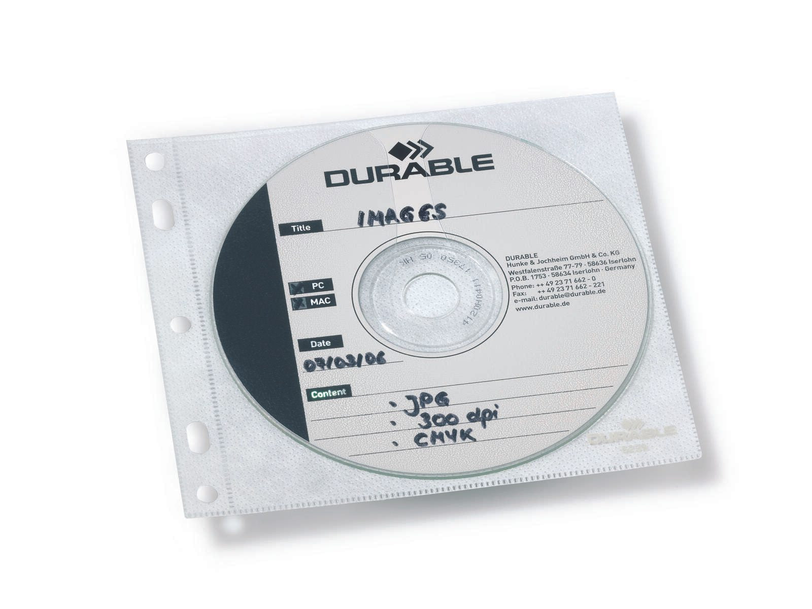 DURABLE CD-/DVD-Hüllen
