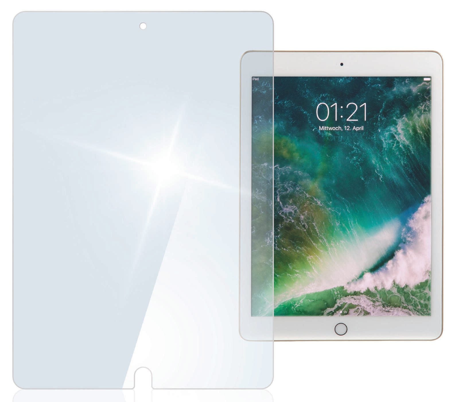 Hama Display-Schutzglas passend für Modell: iPad 7. Gen (2019), iPad 8. Gen (2020) - Apple