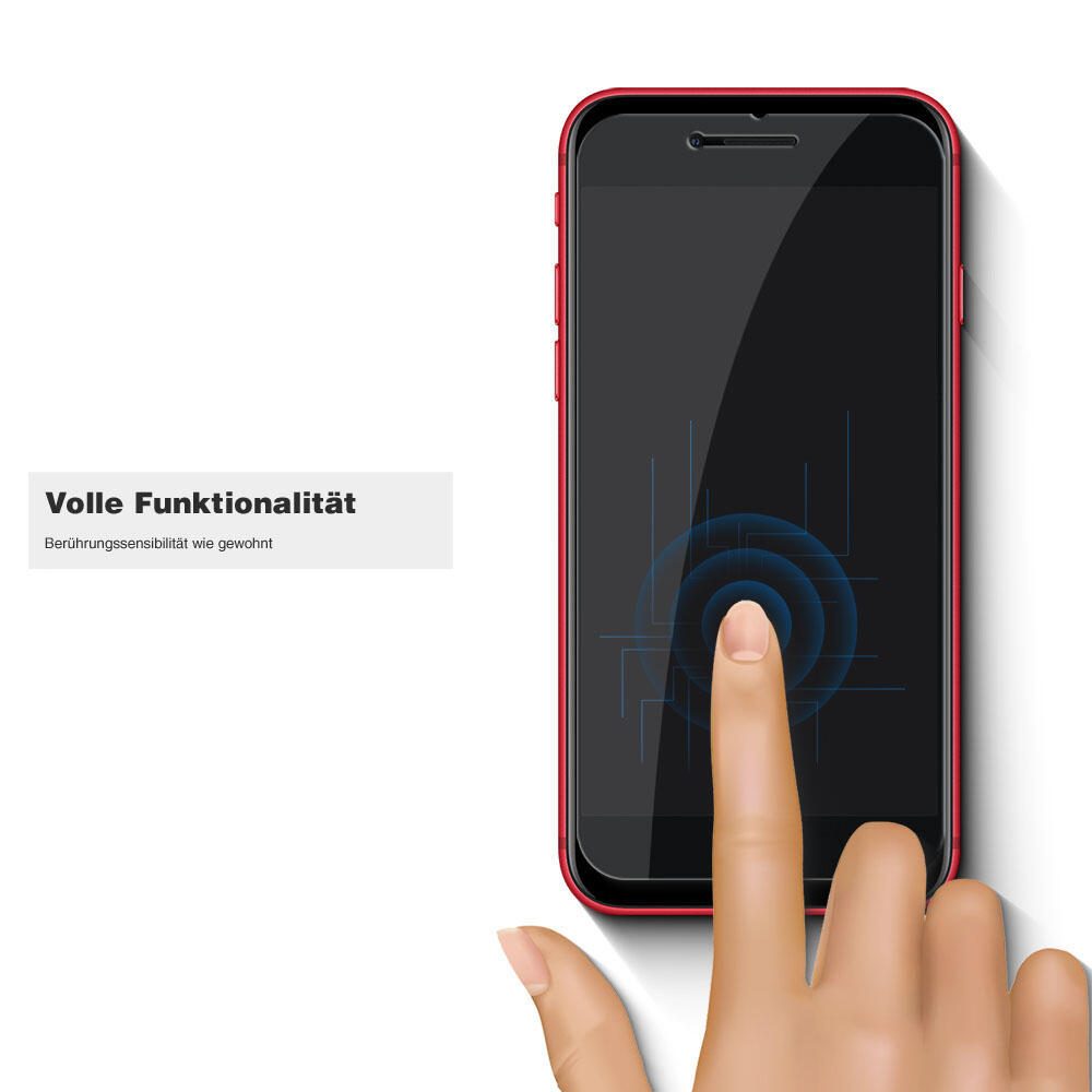WOODCESSORIES Display-Schutzglas passend für Modell: iPhone SE 2. Gen (2020), iPhone SE 3. Gen (2022) - Apple