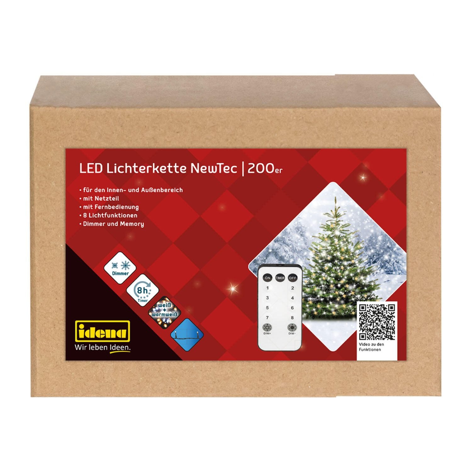 Idena Lichterkette grün