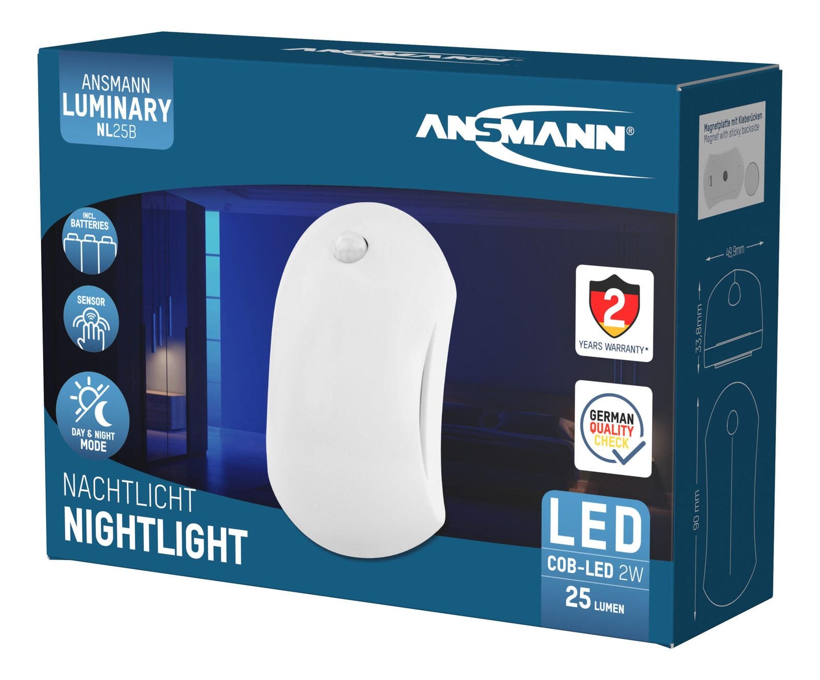 ANSMANN Nachtlicht weiß