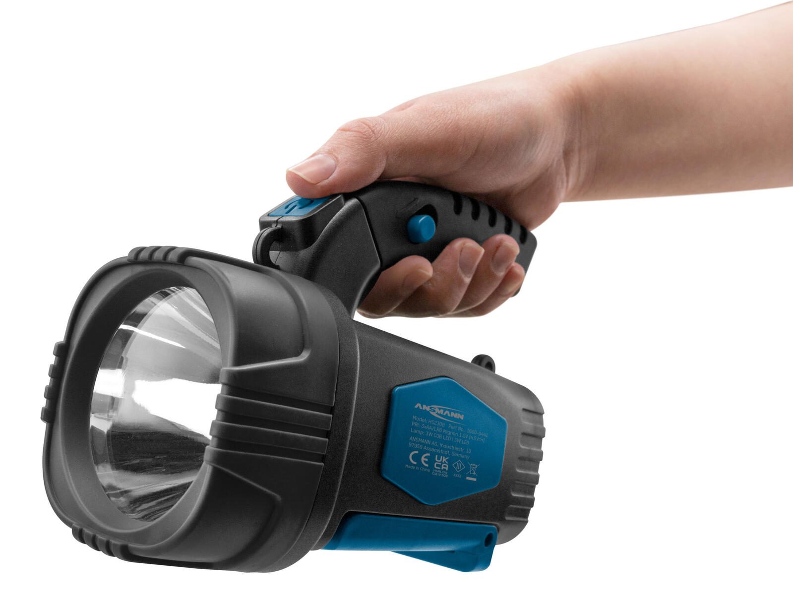 ANSMANN Handscheinwerfer blau