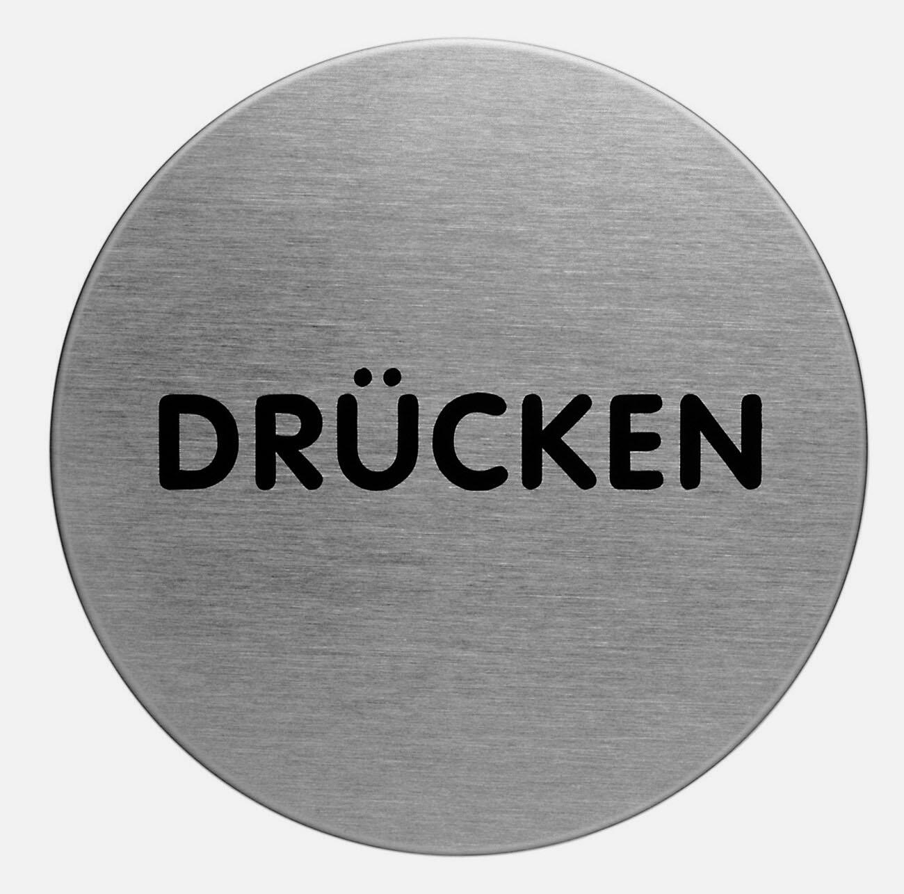 DURABLE Piktogramm Drücken 6.5 cm