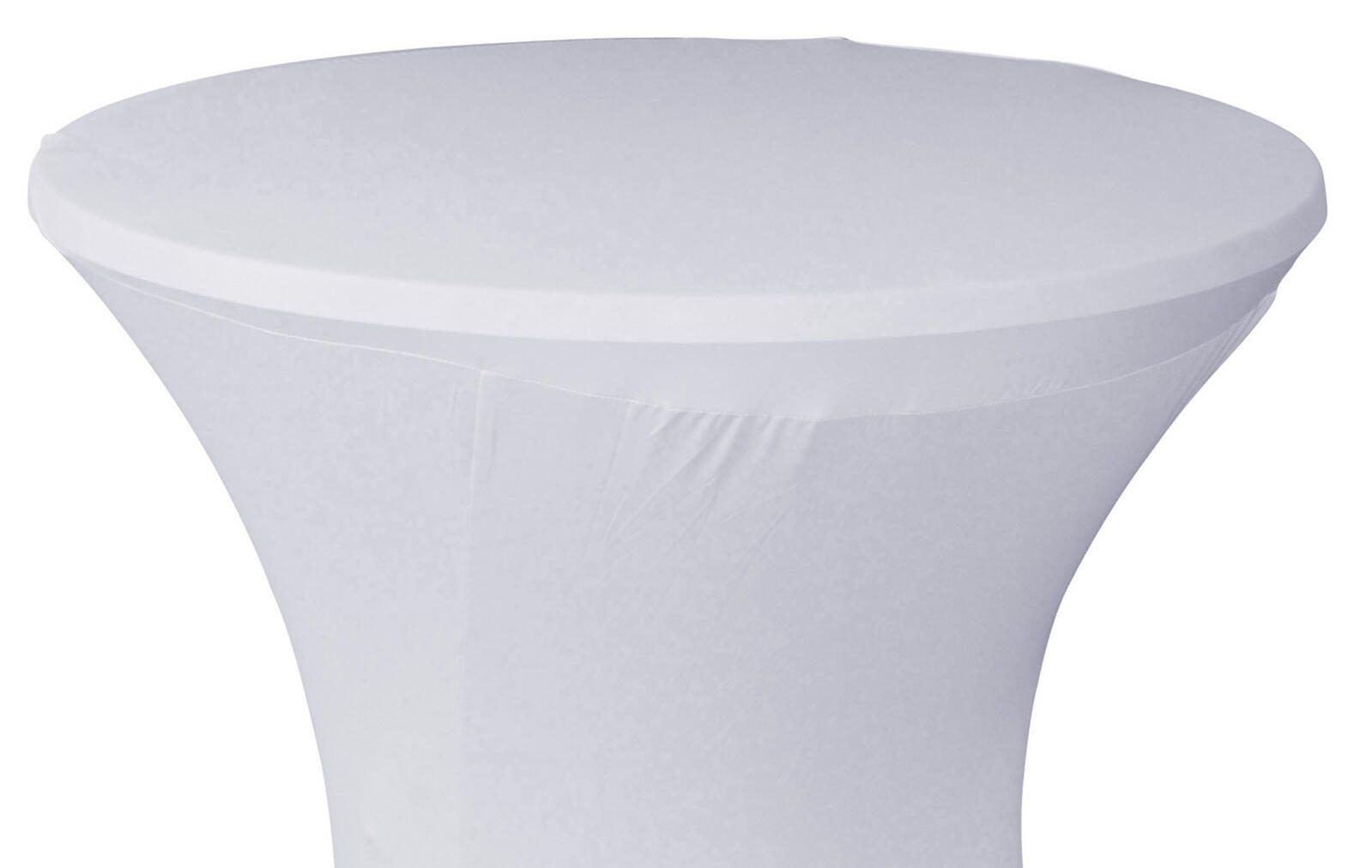 Stehtischhusse weiß Ø 85cm Stehtischhusse