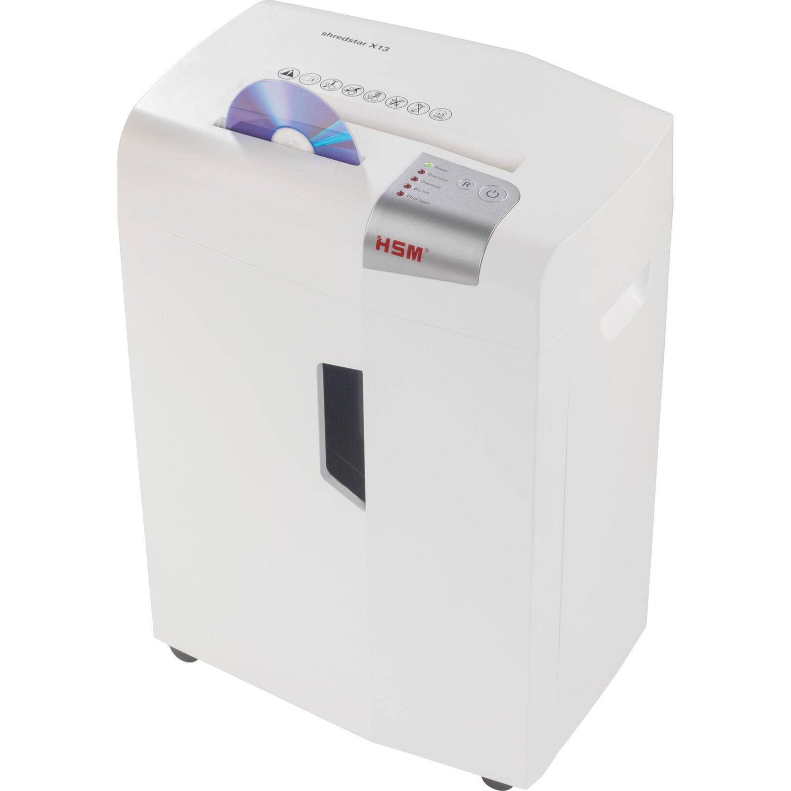 HSM Aktenvernichter shredstar X13 - Sicherheitsstufe 4 - Partikelschnitt - 4 x 37 mm - 13 Blatt