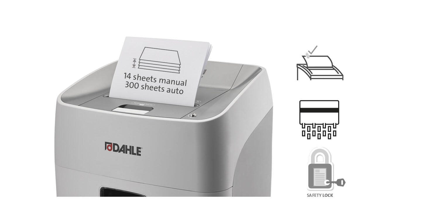 DAHLE ShredMatic 300 Aktenvernichter mit Partikelschnitt