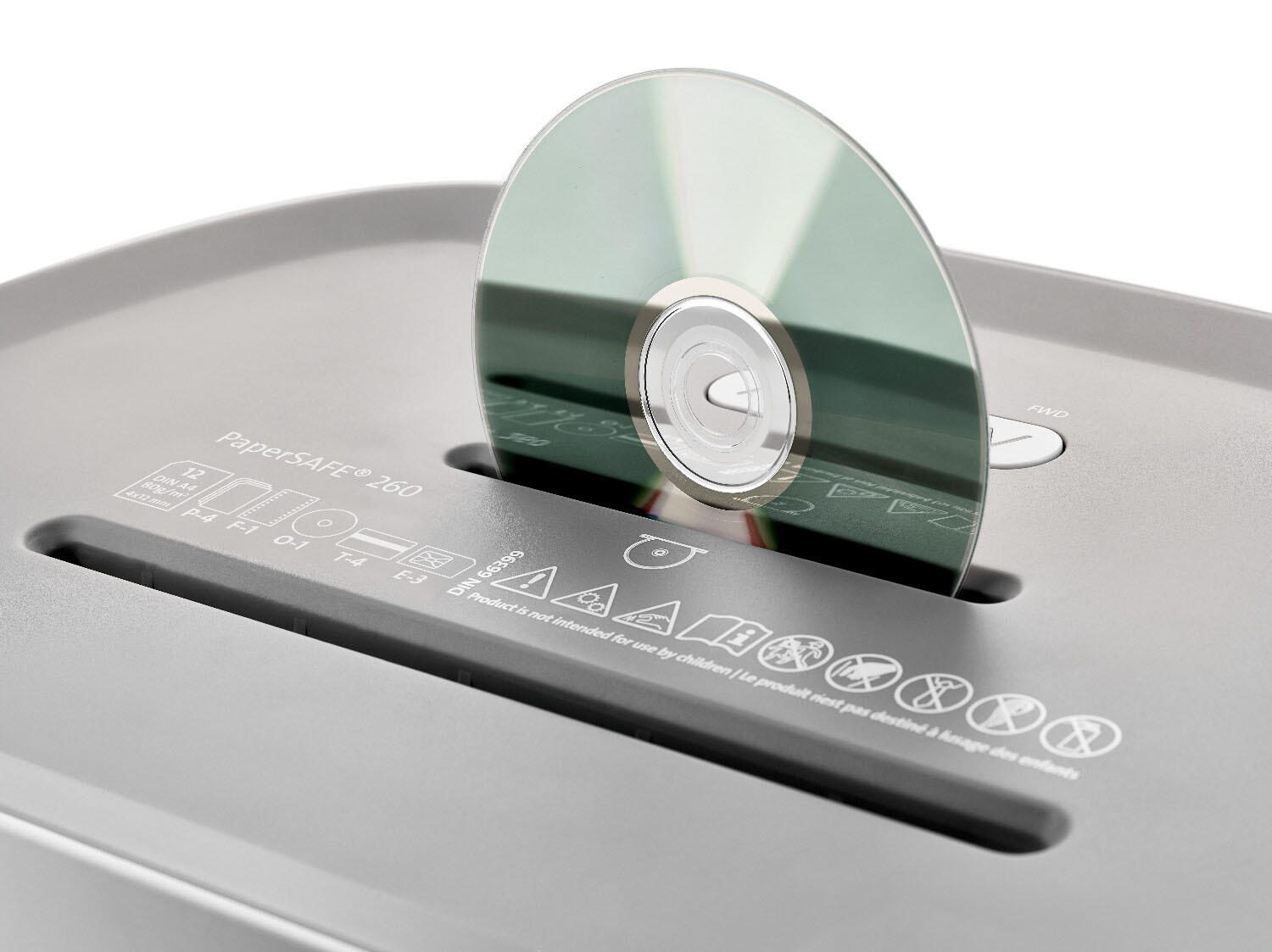 DAHLE PaperSAFE 260 Aktenvernichter mit Partikelschnitt