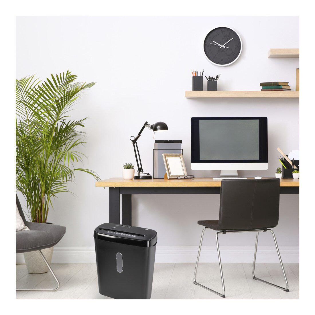 Hama Basic S8CD Aktenvernichter mit Streifenschnitt