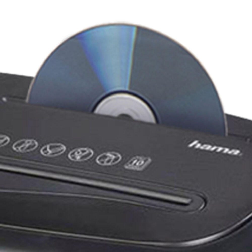 Hama Home X10CD Aktenvernichter mit Partikelschnitt