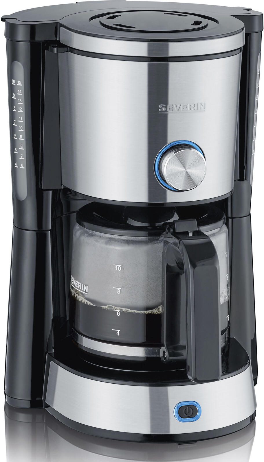 SEVERIN KA4825 Kaffeemaschine schwarz/Edelstahl