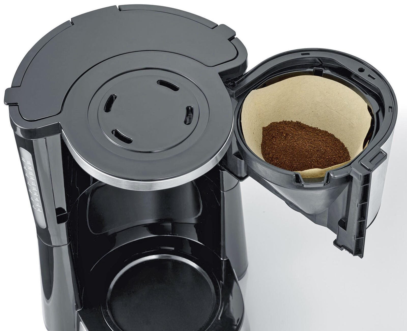 SEVERIN KA4825 Kaffeemaschine schwarz/Edelstahl