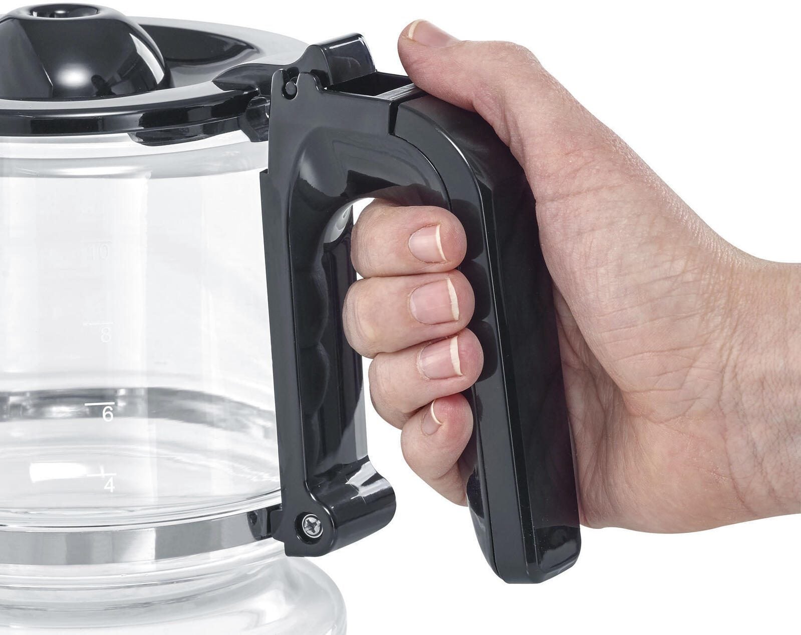 SEVERIN KA4825 Kaffeemaschine schwarz/Edelstahl