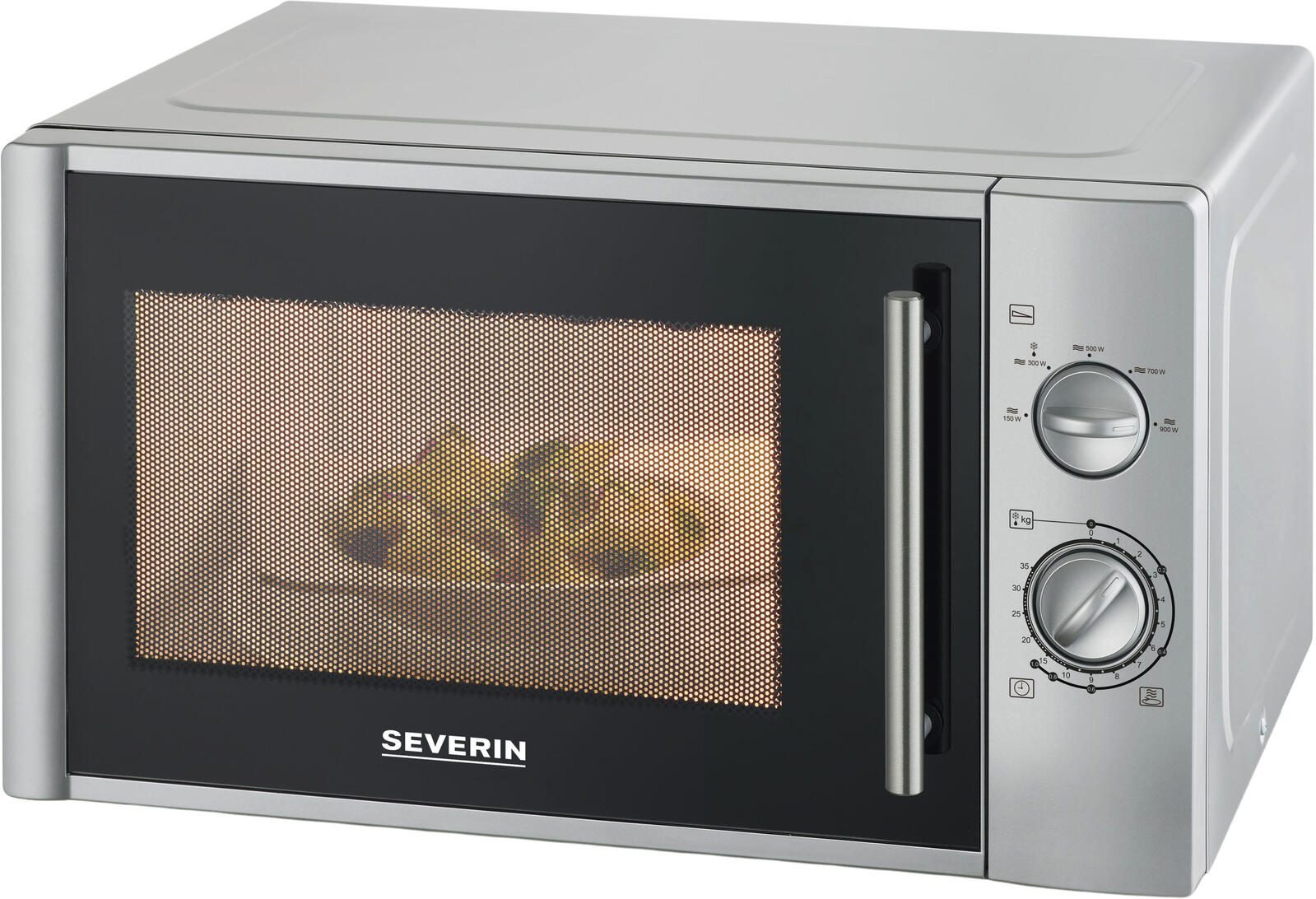 Severin Mikrowelle MW 7772 silber