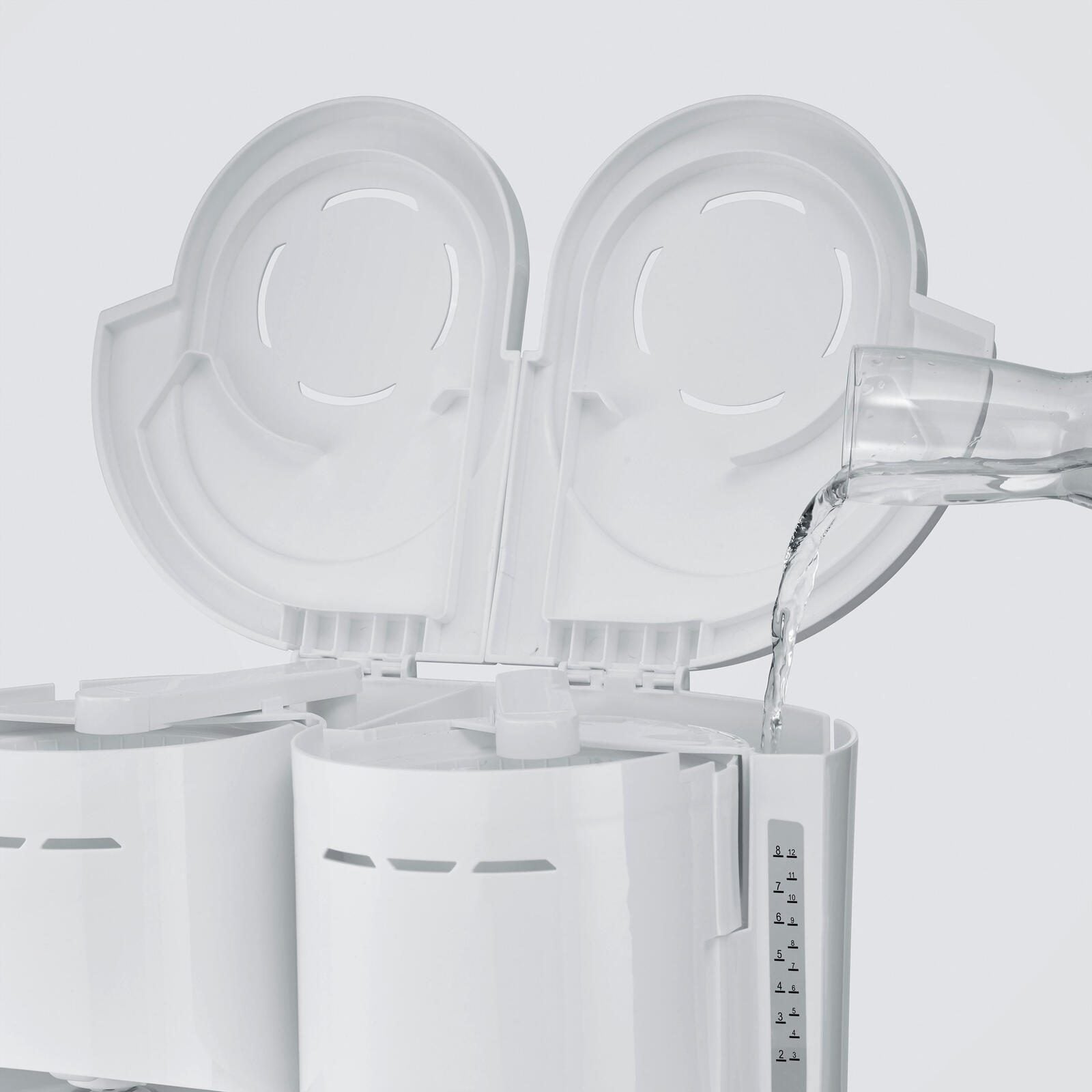 SEVERIN KA 9314 Doppel-Kaffeemaschine 2x 1.000 W weiß